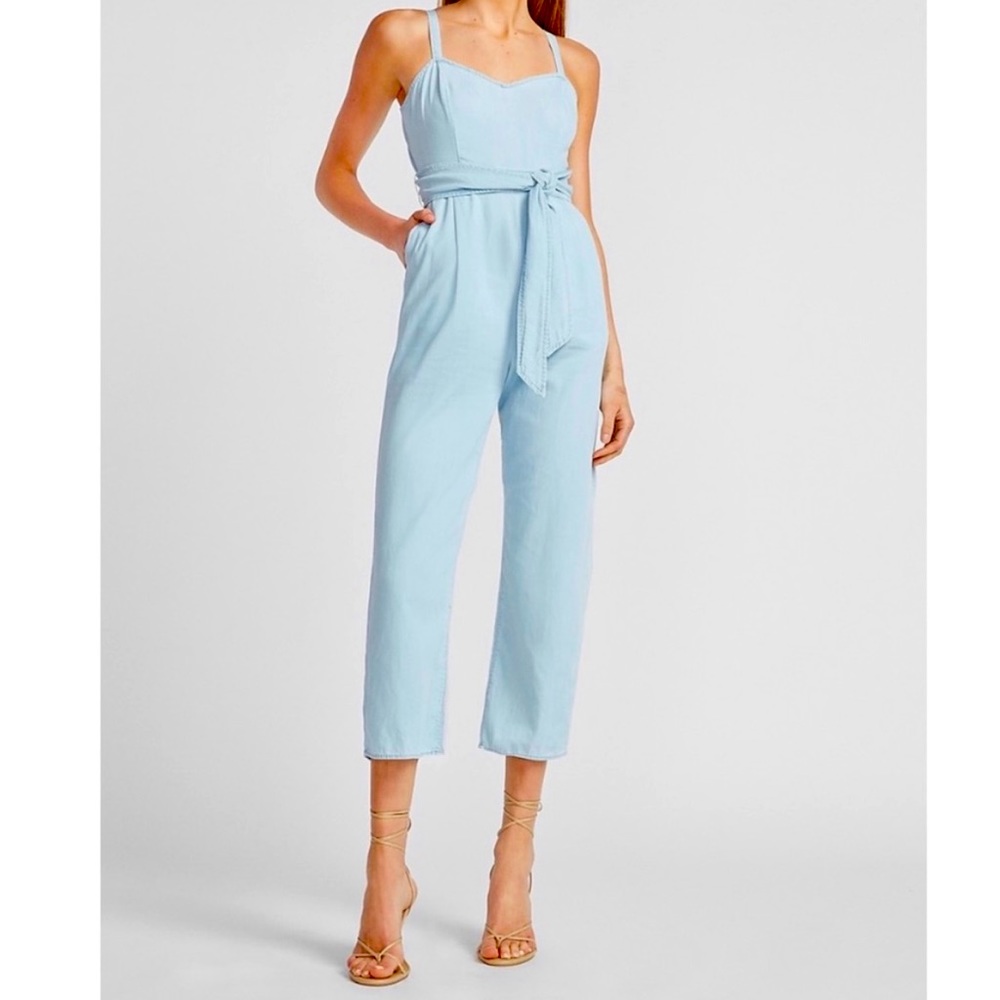 EXPRESS Chambray Jumpsuit